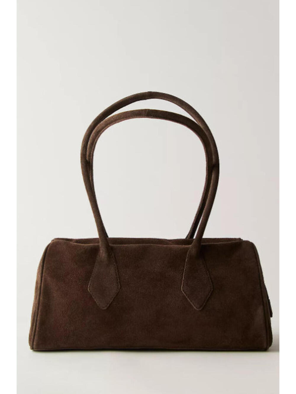 Free People Sierra Suede Shoulder Bag Dark Brown
